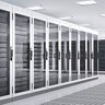 Ein Server Raum mit Kühlung